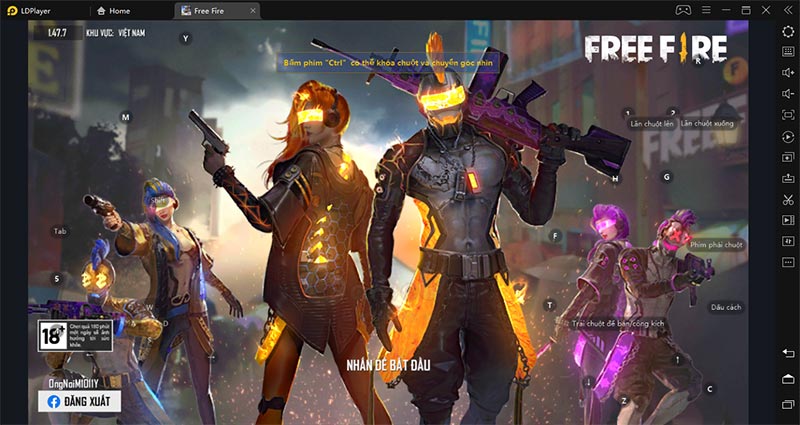 Cách bắn Free Fire mượt mà, FPS cao trên máy tính PC với giả lập LDPlayer