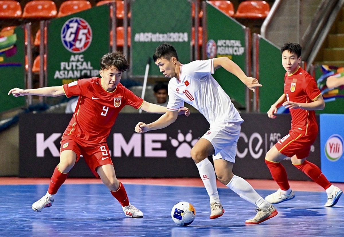 Cúp Futsal châu Á 2024: Việt Nam đánh bại Trung Quốc ở vòng bảng