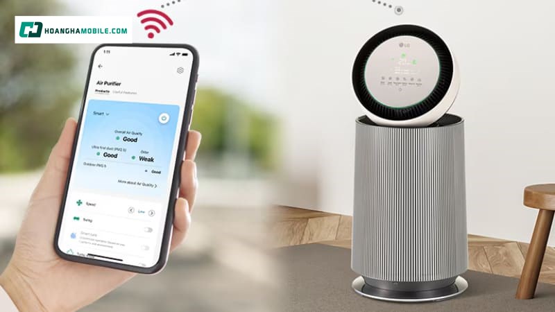 Máy lọc không khí LG được tích hợp nhiều tính năng thông minh